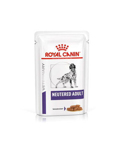 ROYAL CANIN VHN Neutred Adult Dog gravy 12x100g sterilizálás után felnőtt, túlsúlyra hajlamos vagy érzékeny bőrű kutyáknak