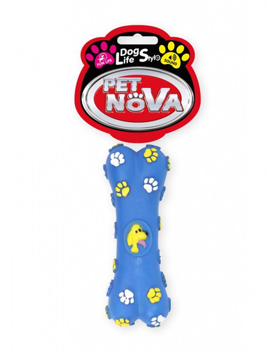 PET NOVA DOG LIFE STYLE Kutya játék csont 15cm kék