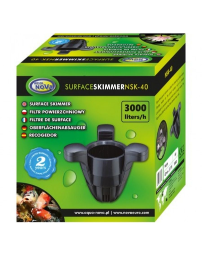 AQUA NOVA NSK-40 Skimmer szűrő 3000 l/h szivattyúval