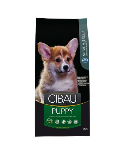 CIBAU Medium Puppy 12 + 2 kg FREE