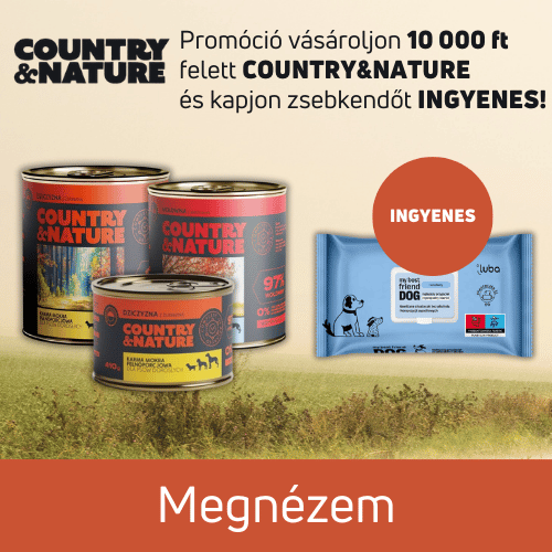Promóció COUNTRY&NATURE 10 000 ft feletti rendelés esetén zsebkendő INGYENES!