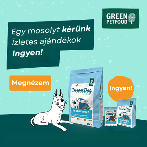 Promóció Green Petfood száraz kutyaeledel + 900g & Denties INGYEN