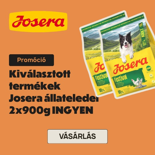 Akció AJÁNDÉKKAL: JOSERA eledel 2x900 g ingyen