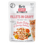 BRIT Care Fillets in gravy 24 x 85 g pulyka- és lazacfilé mártásban