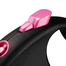 FLEXI FLEXI Automatikus póráz Black Design L szalag 5 m rózsaszín