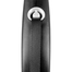 FLEXI Automatikus póráz Black Design M szíj 5 m szín fekete