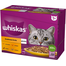 WHISKAS Adult tasak 12x85g Poultry Feast nedves eledel felnőtt macskáknak zselében: csirke, kacsa, baromfi, pulyka