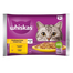 WHISKAS Adult tasak 4x85 g Poultry Jelly Feast nedves eledel felnőtt macskáknak zselében: csirke, pulyka