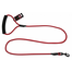 PET NOVA Nylon póráz fogantyúval, zsinór 120 cm / 0,8 cm, piros