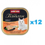 ANIMONDA Vom Feinsten Adult Csirke, lazac és spenót 12x100g