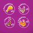 WHISKAS Junior 48x85g Baromfi Frites nedves eledel kiscicáknak zselében: csirke, pulyka, baromfi, kacsa