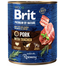 BRIT Premium by Nature 800 g sertéshús és nyelőcső természetes kutyaeledel