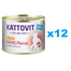 KATTOVIT Feline Diet Renal Csirke 12 x 185 g