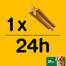 PEDIGREE Jutalomfalat fogászati rudacska, nagytermetű kutyáknak Dentastix 270 g x10