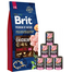 BRIT Premium By Nature Senior Large Extra Large L+XL 15 kg + nedves eledel pulykával 6x400 g