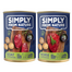 SIMPLY FROM NATURE Wet Food for dogs horse with potatoes + goat and potatoes 12x400 g