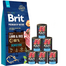 BRIT Premium By Nature Sensitive Lamb 15 kg + nedves eledel bárányhússal 6x400 g