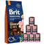 BRIT Premium By Nature Sport 15 kg + nedves eledel pulykával 6x400 g