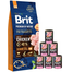 BRIT Premium By Nature Senior Small Medium S+M 15 kg + nedves eledel pulykával 6x400 g