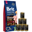 BRIT Premium By Nature Senior Large Extra Large L+XL 15 kg + nedves eledel baromfival 6x1240 g