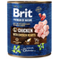 BRIT Premium by Nature chicken, hearts 800 g csirke és szív