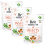 BRIT Care Dog Functional Snack Insect 3x200 g rovarokkal és lazaccal csemegézik