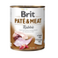 BRIT Pate&Meat rabbit 800 g nyúlpástétom kutyáknak