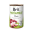 BRIT Pate&Meat duck 400 g kacsapástétom kutyáknak
