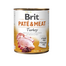 BRIT Pate&Meat turkey 800 g pulykapástétom kutyák számára
