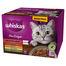 WHISKAS Adult Pure Delight Lédús falatokat zselében 24x85 g darabok marhahússal, csirkével, bárányhússal, baromfival felnőtt macskáknak
