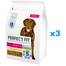 PERFECT FIT (Adult 1+) 3x2,6kg csirkével közepes és nagytestű kutyáknak