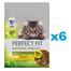 PERFECT FIT Natural Vitality 1+ száraz teljes értékű eledel felnőtt macskáknak csirkével és pulykával 6x650 g