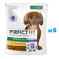 PERFECT FIT Senior csirkében gazdag száraz teljes értékű eledel 10 év feletti kistestű fajtáknak 6x825 g