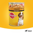 PEDIGREE Adult 400g nedves kutyaeledel csirkével és sárgarépával zselében