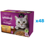 WHISKAS Adult 48x85g Baromfi Frites nedves eledel felnőtt macskáknak zselében: csirkével, pulykával, baromfival, kacsával