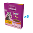 WHISKAS Junior 6x300 g száraz teljes értékű eledel ízletes csirkével cicáknak