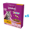 WHISKAS Junior 5x800 g száraz teljes értékű eledel cicáknak finom csirkével