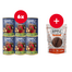 SIMPLY FROM NATURE Nedves kutyaeledel Lóhús lenmaggal 6 x 400 g + INGYEN jutalomfalat!