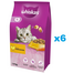 WHISKAS Adult 6x1,4 kg száraz teljes értékű eledel felnőtt macskáknak ízletes csirkehússal