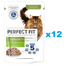 PERFECT FIT Senior 7+ 12x85 g teljes értékű nedves eledel idős macskáknak pulykával és sárgarépával mártásban