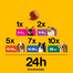 PEDIGREE Tasty Bites Chewy Cubes kutyakaját csirkével 130 g