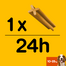 PEDIGREE DentaStix (közepes fajták) fogászati csemegék kutyáknak 28db. -  4x180 g