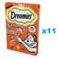 DREAMIES Creamy kiegészítő eledel ízletes csirkével macskáknak 44x10g