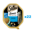 SHEBA Sauce Collection tálca 22x85 g nedves teljes értékű eledel felnőtt macskáknak tonhallal szószban darabokban
