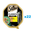 SHEBA Classics 22x85 g nedves teljes értékű eledel felnőtt macskáknak kacsával és csirkével terrine-ben