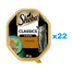 SHEBA Classics 22x85 g nedves teljes értékű eledel felnőtt macskáknak szarvashússal terrine-ben