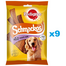 PEDIGREE Schmackos Multi Mix 9x144g kutyakaják marhahúscsíkok formájában