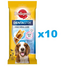 PEDIGREE DentaStix (közepes fajták) fogászati csemegék kutyáknak 70 db. - 10x180g