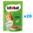 KITEKAT Nyúl mártásban 28x85 g felnőtt macskák számára