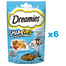 DREAMIES ShakeUps Multivitamins 6x55g macska csemege tengeri herkentyű lakoma lazac, tonhal és garnélarák ízesítéssel